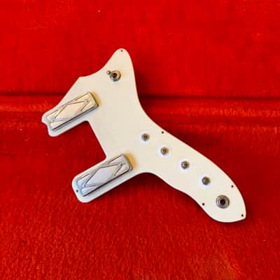 Loaded Silvertone Harmony Bobcat 1478 1476/ Meteor pickguard Dearmond diamond foil pickups original vintage USA image 1