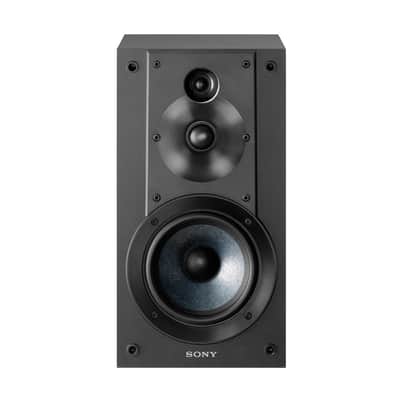 Sony SSCS5 3-Way Bookshelf Speaker System (Black) - High-Fidelity Audio with Enhanced Bass - Compact Size - Clear Sound Clarity and Deep Tones Bundle with Speakers Stands (2 Items) image 5