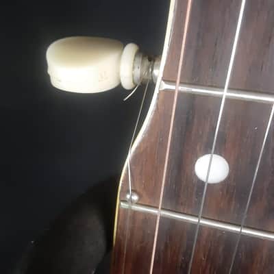 1970s Unbranded 5-String Banjo Made in Japan with Gig Bag image 18
