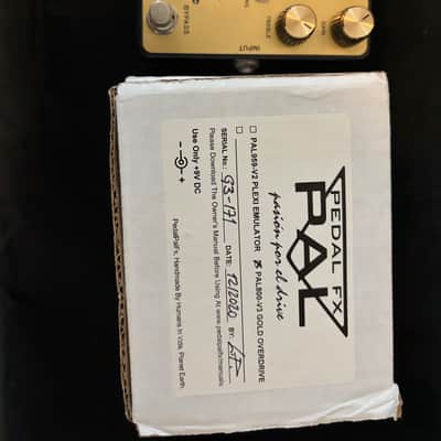 PedalPalFx PAL 800-V3 Gold Overdrive 2020 - Present - Gold image 2