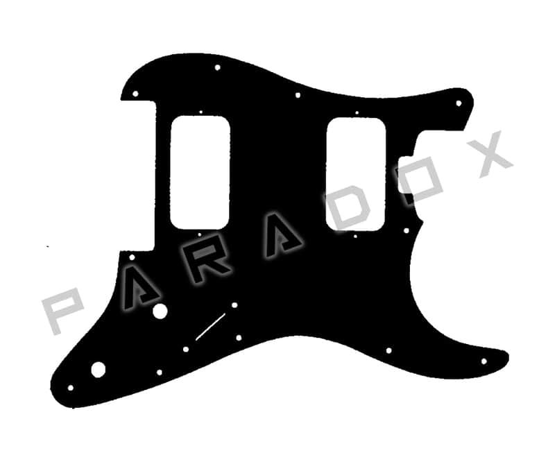 Custom Pickguard For 2018 - 2024 Charvel San Dimas So-Cal Custom Shop H-H - Black/White/Black/White/Black .110" image 1