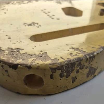 MJT Official Custom Vintage Aged Nitro Guitar Body Mark Jenny VTT Butterscotch image 3