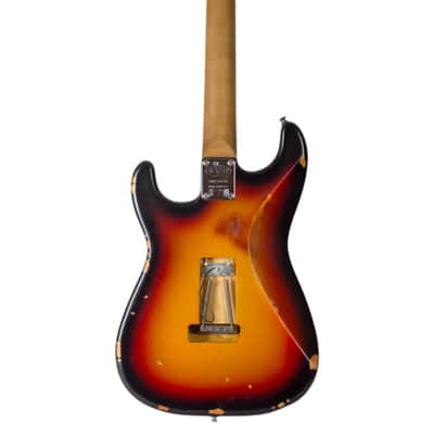 New EVH Limited Edition Relic Series Frankenstein "Frankie" Vintage Sunburst #EVH2114799 image 8