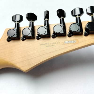 Ibanez RG560 1991 Black Lefty Left-Handed Rare MIJ w/OHSC image 7