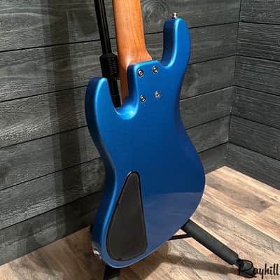 Sadowsky 2023 SMX MetroExpress Hybrid PJ 5-String Blue Electric Bass Guitar image 4