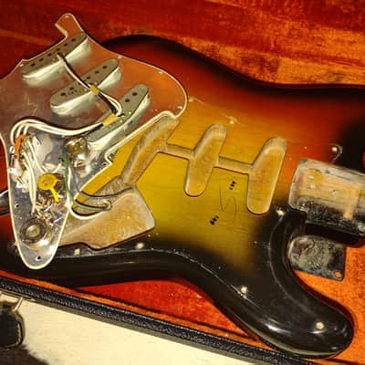 1969 Fender Stratocaster Sunburst w/Rosewood Board- All Original! Hendrix-era Strat & Case- Video Demo image 15