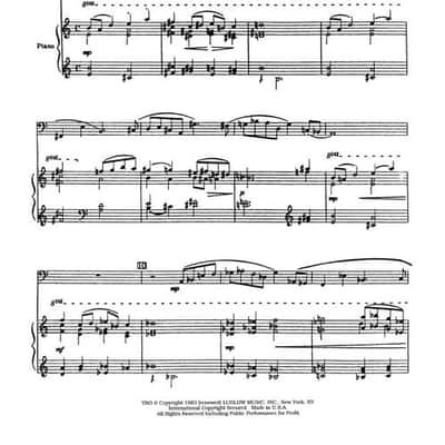 Sonata For Tuba And Piano 1959 Tuba B C image 2