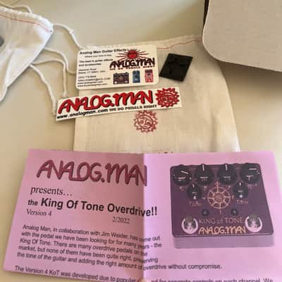 Analogman King of Tone V4 with Red Side High Gain 2023 image 6