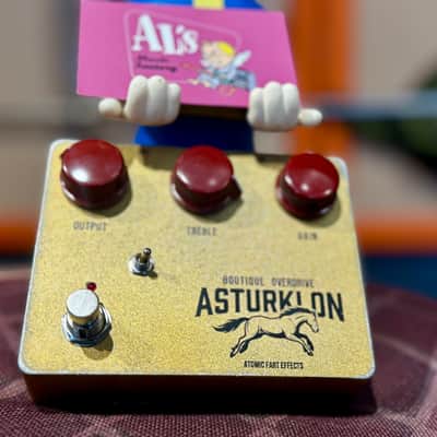 Atomic Fart Effects  ASTURKLON BOUTIQUE OVERDRIVE ( Hand Made Point to Point)  2026  - GOLD RELIC image 9