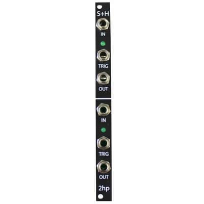2hp S+H Eurorack Sample & Hold Module (Black) image 1