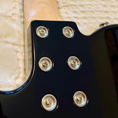 G&L USA ASAT Electric Bass Guitar - Jet Black image 14