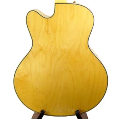 Samick HF650 Artist Series Guitar Archtop Hollowbody Natural 1990's image 4