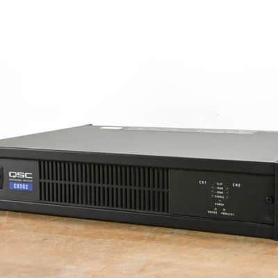 QSC CX502 2-Channel Power Amplifier CG012F6 image 1