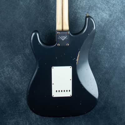 Fender Custom Shop Masterbuilt Austin Macnutt 63 HSS Strat Relic Charcoal Frost Metallic CZ552141 image 4