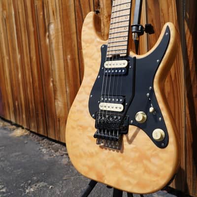 Schecter Diamond Series PROTOTYPE SVSS Exotic-FR - Natural/Quilt Top 6-String Electric Guitar (2023) image 4