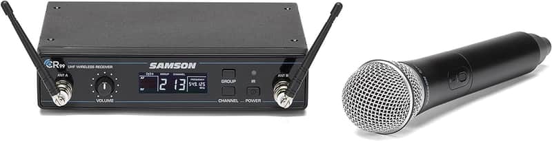 Samson Concert 99 Handheld Wireless System with Q8 Dynamic Microphone, D Band image 1