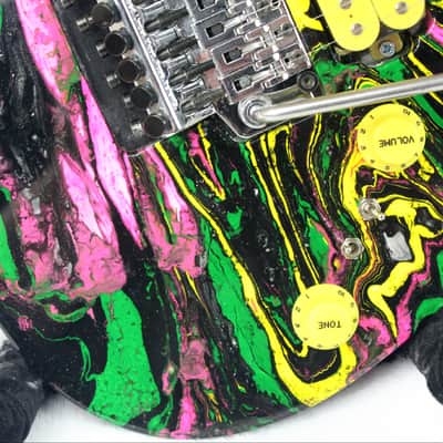 Custom Swirl Painted and Upgraded (MIK) Ibanez RG 270 Electric Guitar image 17
