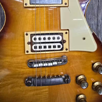 Greco EG Single Cutaway Custom 1974 - 1978 - Cherry Sunburst with Chrome Hardware image 5