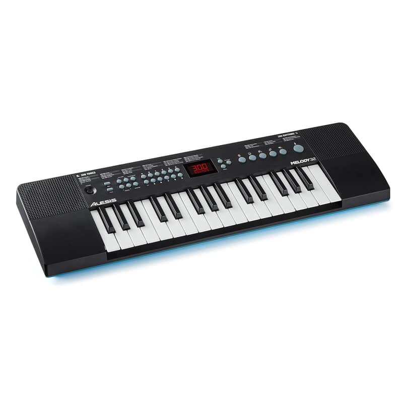 Alesis Melody 32 Key Mini Digital Piano - Portable Keyboard with Built-in Speakers, 300 Sounds, 40 Demo Songs, USB-MIDI Connectivity image 1