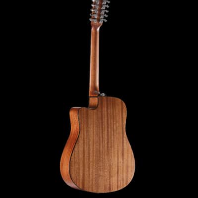 Alvarez AD60-12CESHB Artist 60 Series Dreadnought 12-String Acoustic Guitar image 4