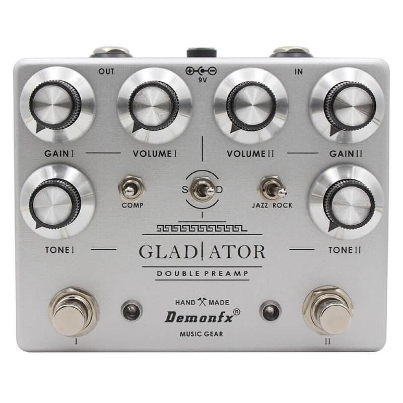 Demon FX GLADIATOR DOUBLE PRE-AMP Guitar Effect Pedal image 1
