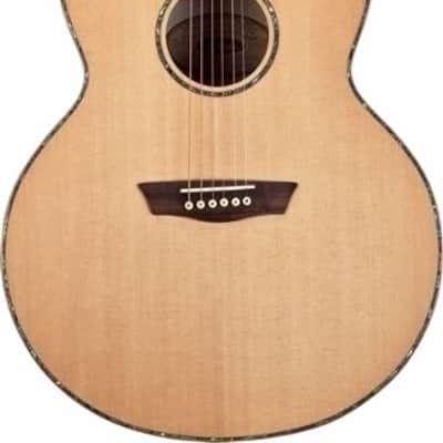 Washburn WJ45S Jumbo Solid Spruce Top Acoustic Guitar w/Hard Case + More image 2