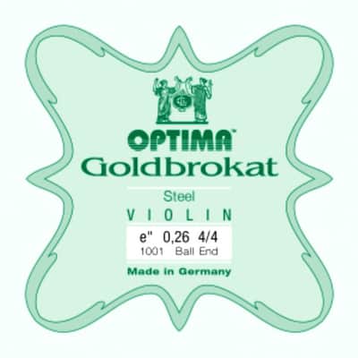 4/4 Goldbrokat E Steel Ball-End Medium Violin Single String - Germany image 1