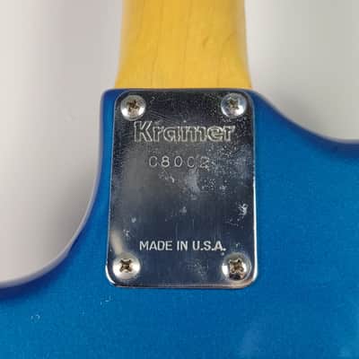 Early 1980's Kramer Pacer Deluxe - Turquoise Made in USA With OHSC image 16