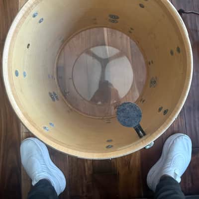 Vintage Ludwig 3ply 16x16 Thermogloss Floor Tom 60's Keystone Badge! image 6