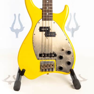 Daion Savage Yellow Electric Bass w/ Original Daion Branded Hardshell Case image 1