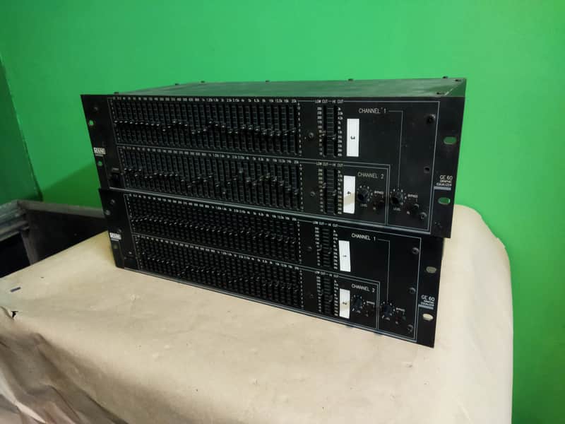 RANE GE-60-Channel Graphic EQ Equalizer Stereo Rackmount GE60 image 1