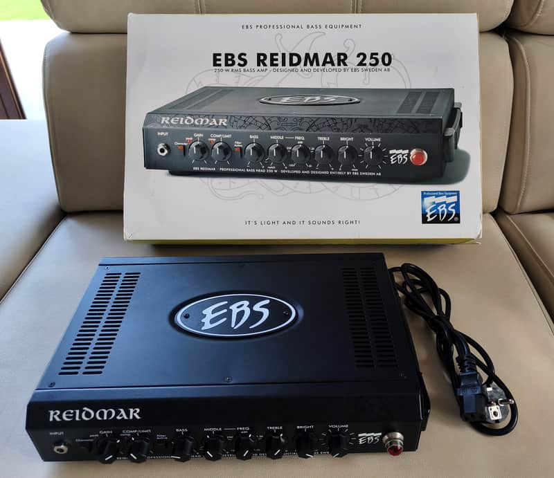 EBS Reidmar 250-Watt Lightweight Bass Head (not ampeg, aquilar) image 1