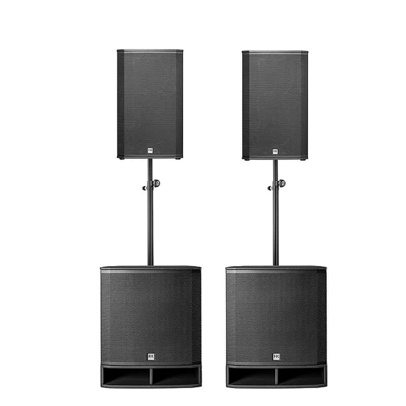 HK-AUDIO Lunar 112 Sub 118A Stereo System 5 - 2KW Aktives PA-System (Made in Germany) image 1