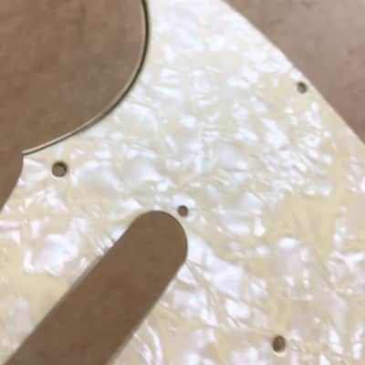 Aged Vintage Reissue USA Relic Pickguard Fender Mustang Guitar Aged Cream Pearl image 16