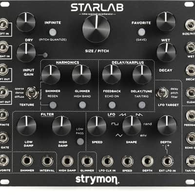 Strymon StarLab Eurorack Time-warped Reverberator Module - Black image 2