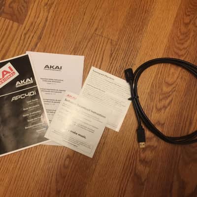 AKAI APC40 MK II, Ableton pad controller on stand,foot switch and USB extension image 9