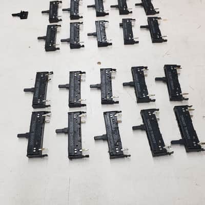 Used Set of 35 Original ARP Quadra Sliders for Refurbishing/Parts/Repair image 8