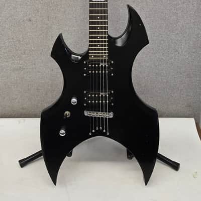 ESP LTD AX-50 Left-Handed Extreme Shaped Black Electric Guitar Ready To Play image 1