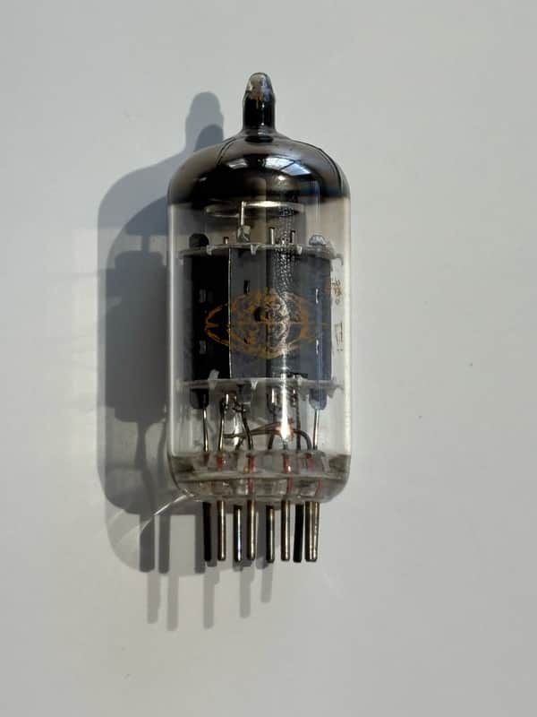 Amperex 12AX7 Vacuum Tube Circa-1960s-1970s-Glass image 1