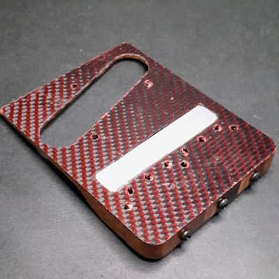 Hillbilly Guitars Custom Exotic Wood American Deluxe Telecaster Bridge w Brass Comp Saddles image 3