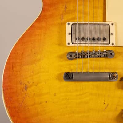Gibson 1960 Les Paul Standard Reissue 2024 - Murphy Lab Heavy Aged Tangerine Burst image 7