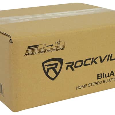 Rockville BLUAMP 100 Home Stereo Receiver Amplifier+4) White Wall Mount Speakers image 15