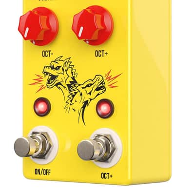 JHS Double Dragon Lo-Fi Octave Device - Yellow image 2