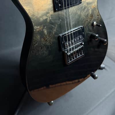 Schecter PT Standard Electric Guitar Black Fade Burst Burl Finish image 5