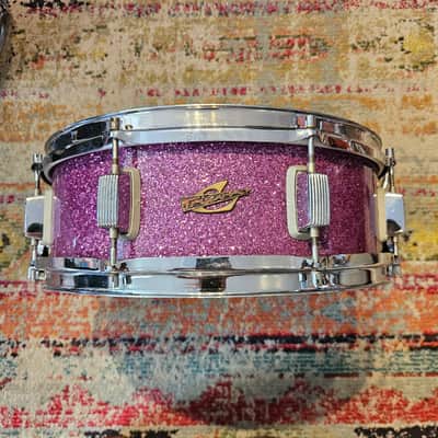 Trixon 14x5" Purple Sparkle Snare Drum 1960s image 2