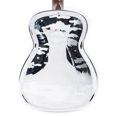 Dobro Duolian Nickle Plated Palm Tree, Sun & Moon Owned By Billie Joe Armstrong Of Green Day image 6