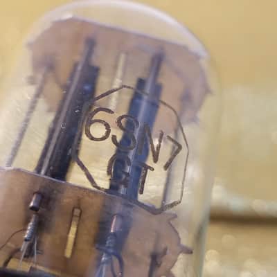 Raytheon perfect Matched Pair (2) 6SN7GT tNOS AT1000 TESTED Vacuum Tubes Support rods rugged dual triode 1949-1954 image 22
