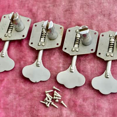 Vintage 1960's Fender P-bass Jazz Bass Tuner Set Complete! Pre-CBS Precision 1964 image 13