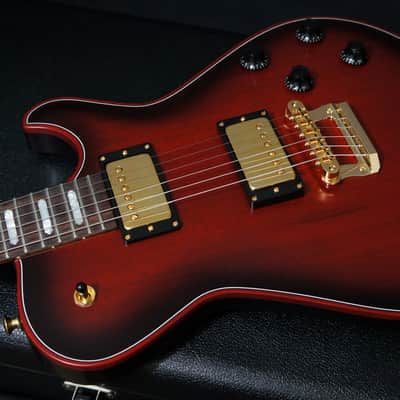 Knaggs Guitars Kenai in Vintage Cherry Smokeburst w/ Red Stained Binding image 8