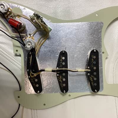 2011 Fender Custom Shop Red Hots Stratocaster Abigail Loaded Pickguard Pickups image 4